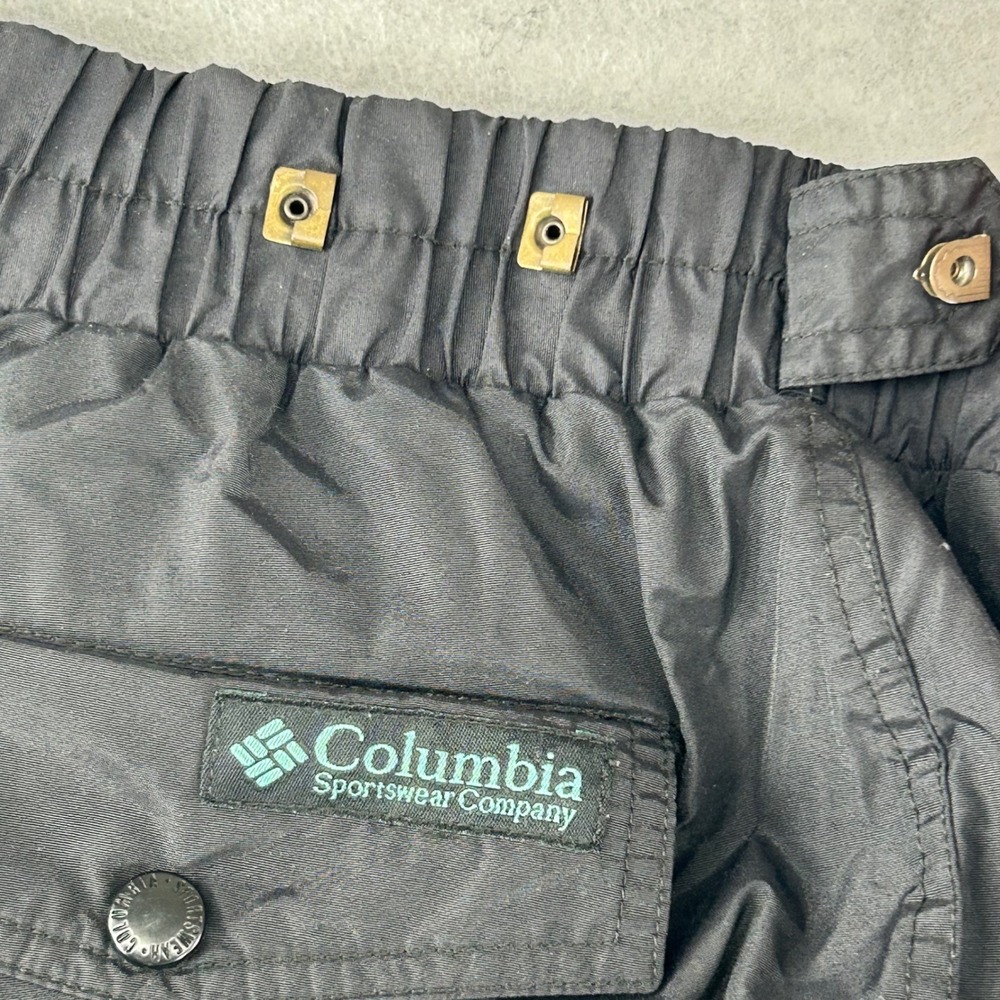Columbia Rain Ski Snow Board Waterproof Nylon‎ Pants Mens Size Large Black - Picture 12 of 13